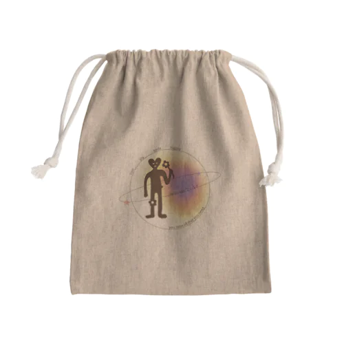Heart-kun Mini Drawstring Bag