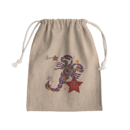 スコルピウス Mini Drawstring Bag