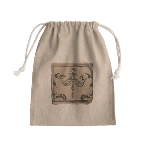 👁蛾目ぴょ友の会👁 Mini Drawstring Bag