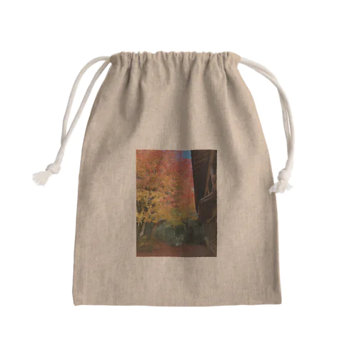 紅葉きれい♡ Mini Drawstring Bag