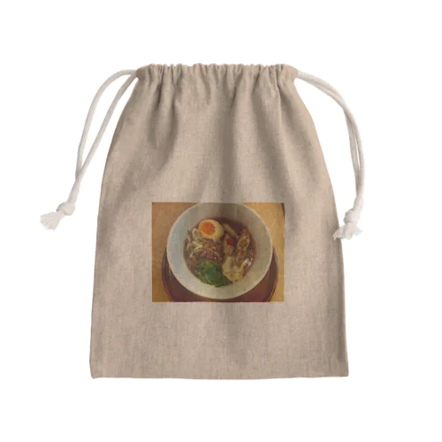 居抜塩拉麺美味 Mini Drawstring Bag