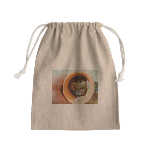 仲良しミヤコヒキガエル Mini Drawstring Bag