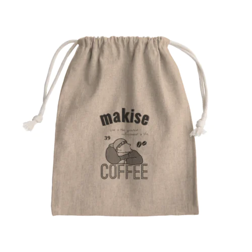 マキセコーヒー(エスプレッソくん) Mini Drawstring Bag