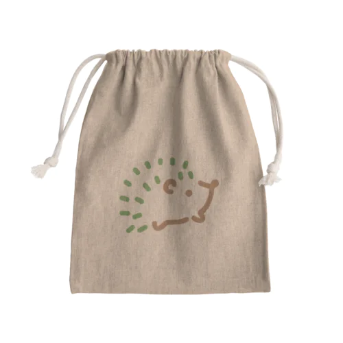 葉りねずみ Mini Drawstring Bag