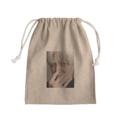 アルビノと日常を Mini Drawstring Bag