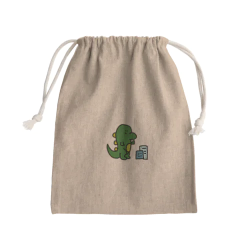 よってるきょうりゅう Mini Drawstring Bag