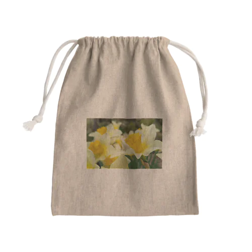 Narcissus Mini Drawstring Bag