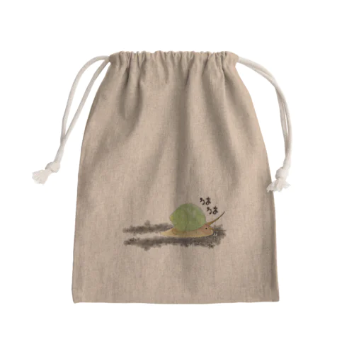 あおみおかたにし Mini Drawstring Bag