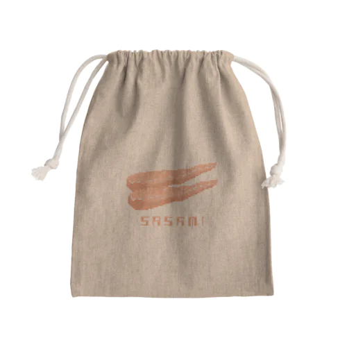 ドット絵ササミ Mini Drawstring Bag