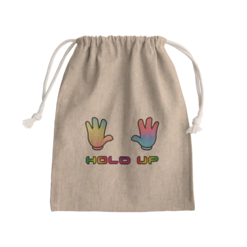 HOLD UP Mini Drawstring Bag