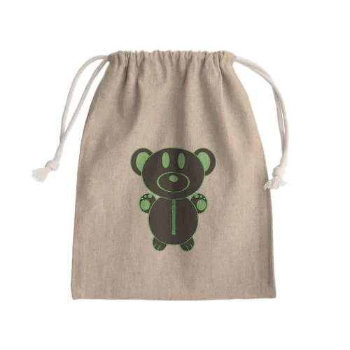 Pop & Bitter Sweet Bear No.2 Mini Drawstring Bag