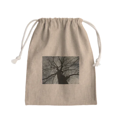 201805051602001　春の樹木 Mini Drawstring Bag