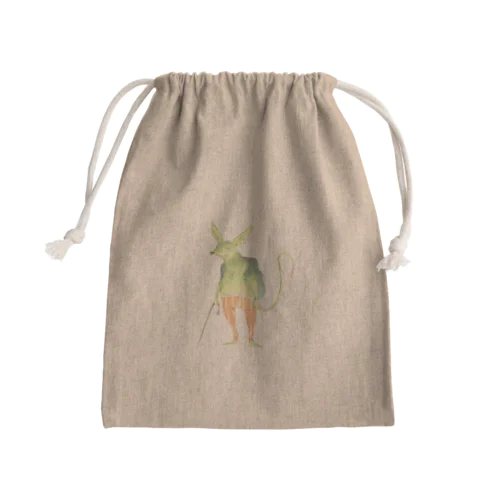リュックねずみくん巾着 Mini Drawstring Bag
