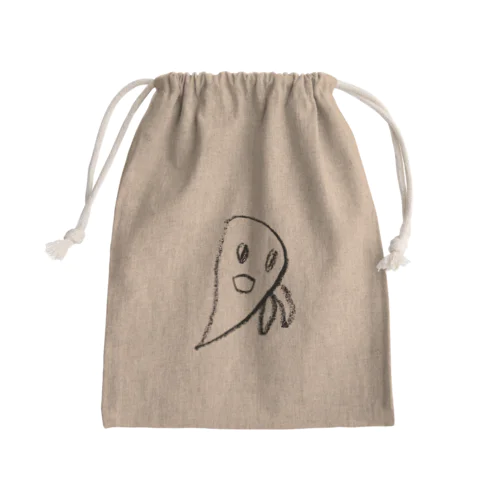 オバケの「バケぽん」 Mini Drawstring Bag