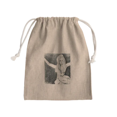 アルコールよりもイチゴのソーダ Mini Drawstring Bag