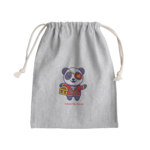 海賊パンダさん Mini Drawstring Bag