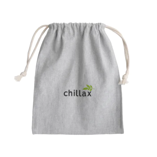 chillaxワンポイントロゴ Mini Drawstring Bag