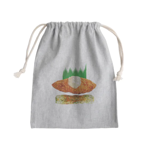 のり弁のスタメン Mini Drawstring Bag