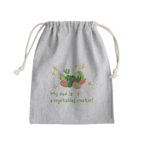 パパはクリエイター Mini Drawstring Bag