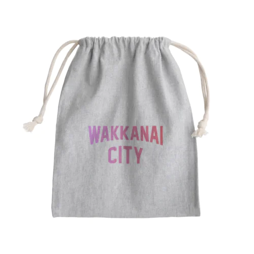 稚内市 WAKKANAI CITY Mini Drawstring Bag