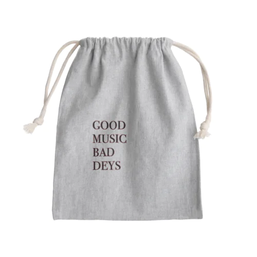 good music bad days Mini Drawstring Bag