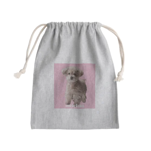 ピンク色めいちやん🌸 Mini Drawstring Bag