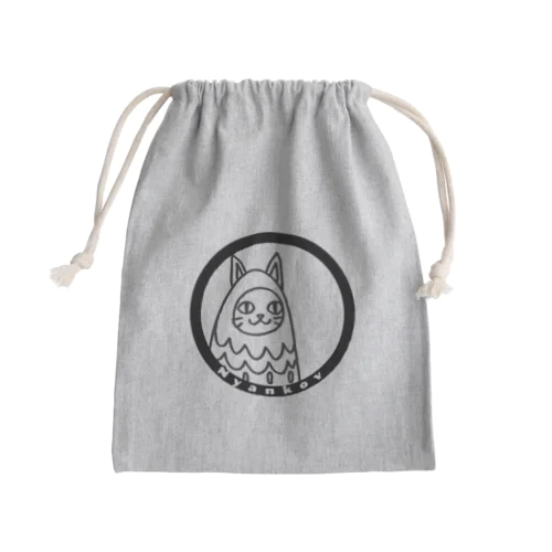 ニャンコフ Mini Drawstring Bag