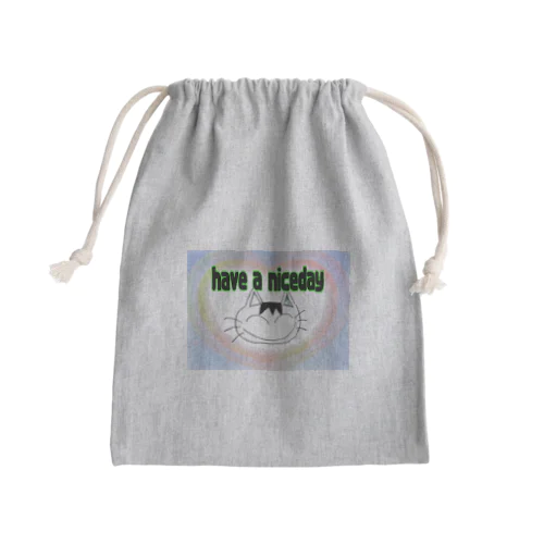 ポ多美☆@have a nice day Mini Drawstring Bag