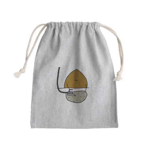 クリーニング栗 Mini Drawstring Bag