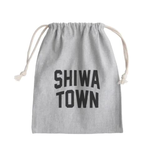 紫波町 SHIWA TOWN Mini Drawstring Bag