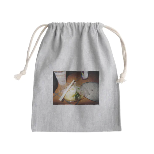 コンビニの冷やし中華 Mini Drawstring Bag