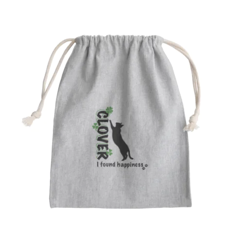 ラッキーな猫 Mini Drawstring Bag