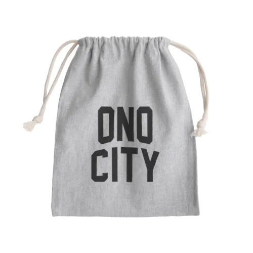 大野市 ONO CITY Mini Drawstring Bag