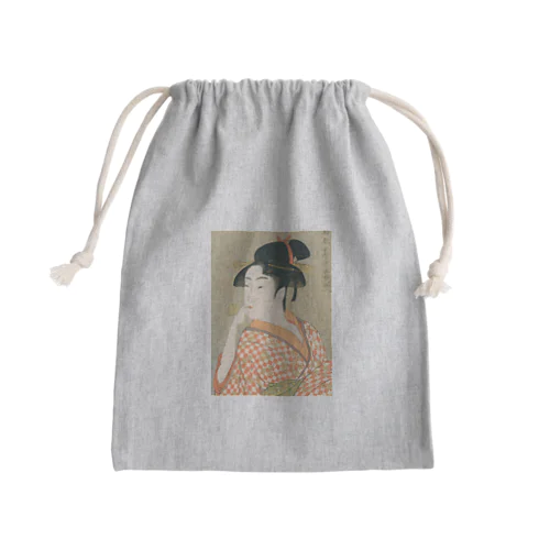 Ukiyoe　Utamaro Mini Drawstring Bag