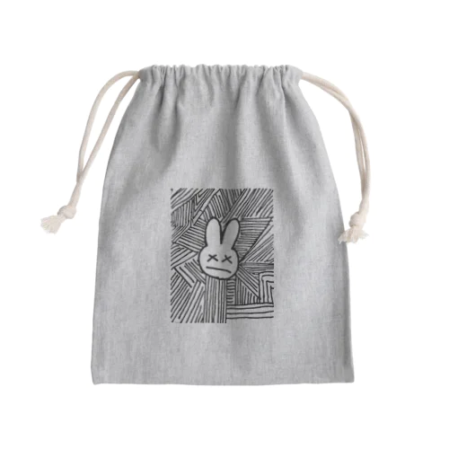 ダメうさぎちゃん Mini Drawstring Bag