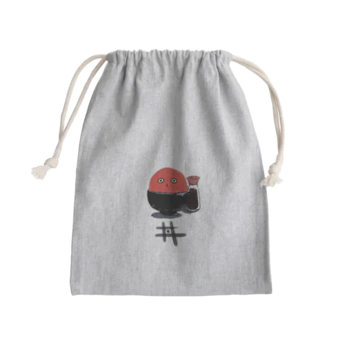 タコ丼 Mini Drawstring Bag