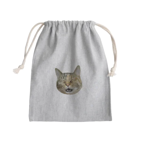 アハハにゃん Mini Drawstring Bag