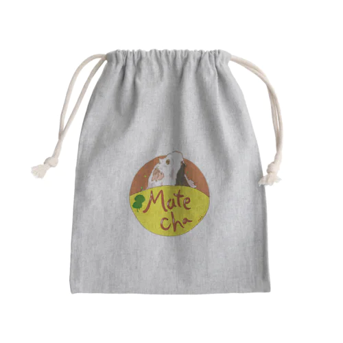 オムライスモルモット-マテ茶ちゃん Mini Drawstring Bag