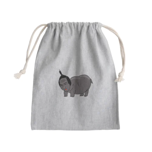 かばおくん Mini Drawstring Bag