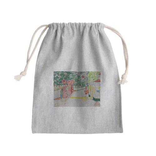 ガソリンスタンド⛽️ Mini Drawstring Bag