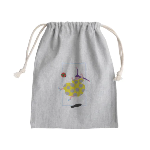 水玉の女02 Mini Drawstring Bag