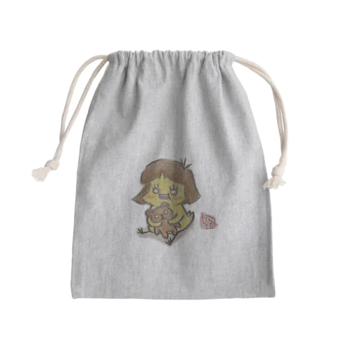 日良子ちゃん Mini Drawstring Bag