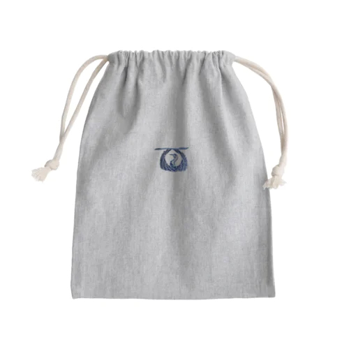 陶器の鶴 Mini Drawstring Bag