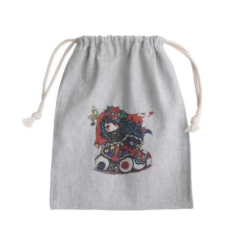 Devil シザー Mini Drawstring Bag