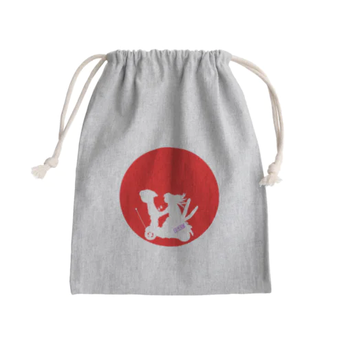 FS108 日の丸ゲンツキギャル Mini Drawstring Bag