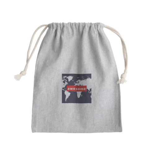 awesome Mini Drawstring Bag