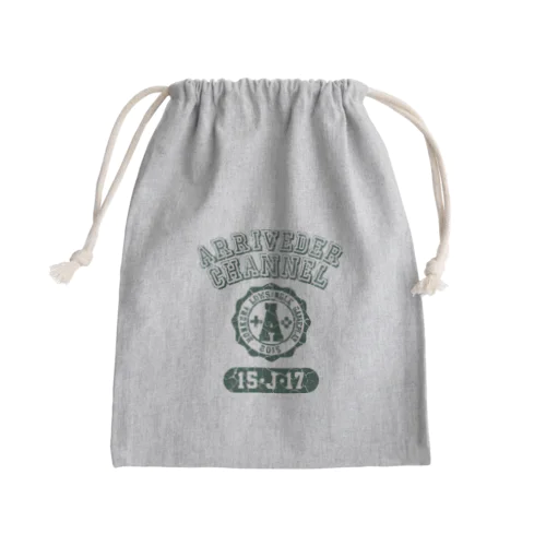 A COLLEGE2 Mini Drawstring Bag