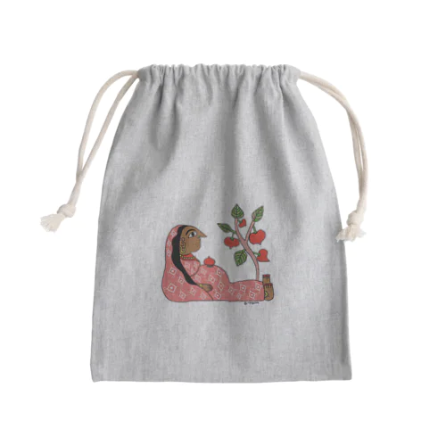 赤ちゃんがいるから Mini Drawstring Bag