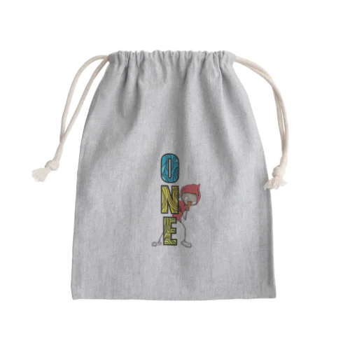 One Mini Drawstring Bag