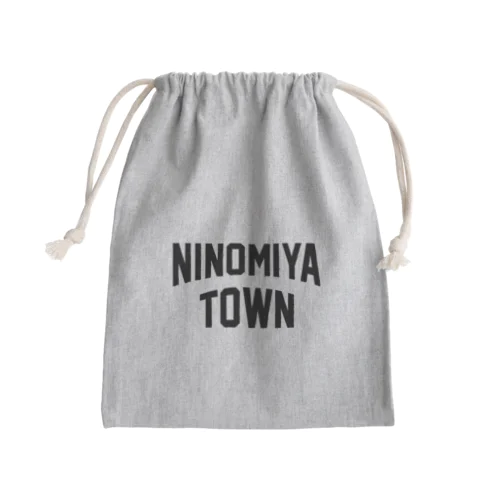 二宮町 NINOMIYA TOWN Mini Drawstring Bag